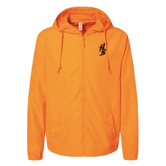 Orange Lightweight Windbreaker - hdlm.brgnd