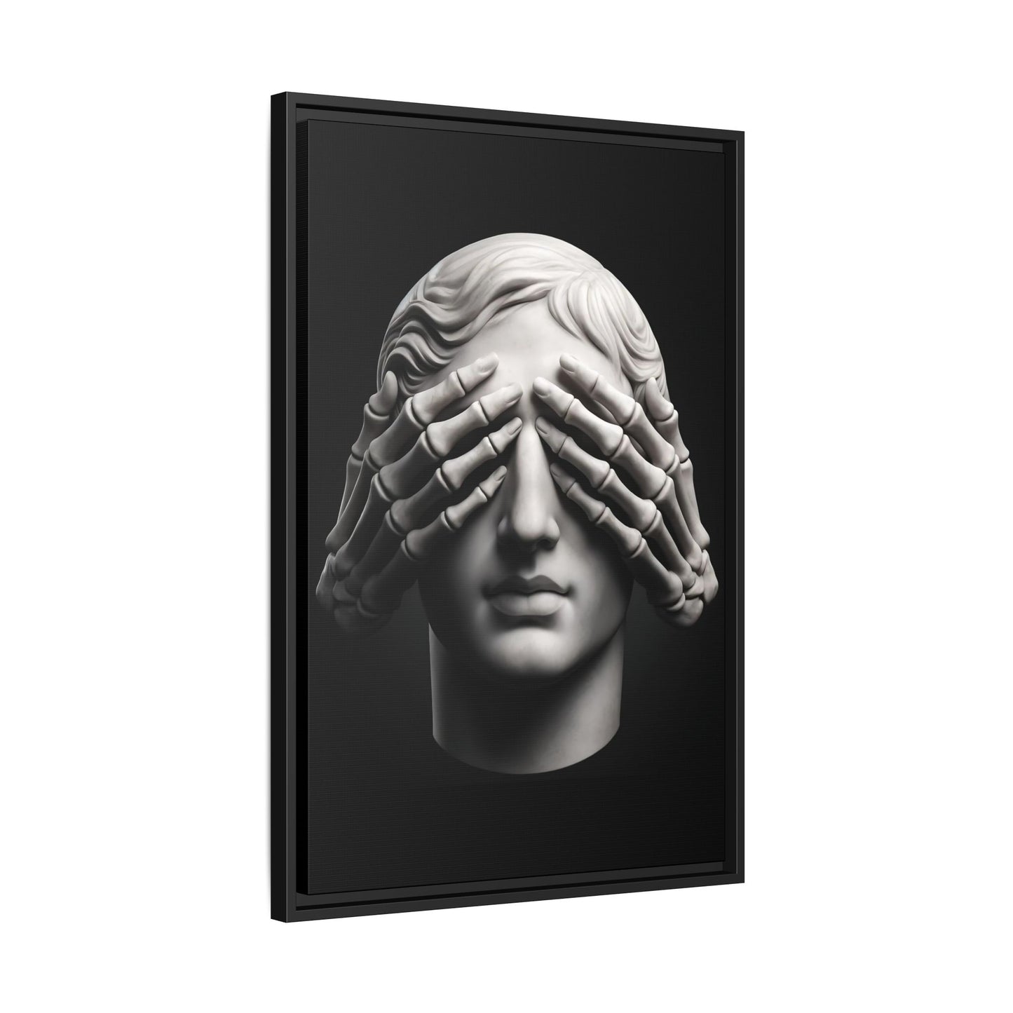 See No Evil Canvas & Frame - hdlm.brgnd