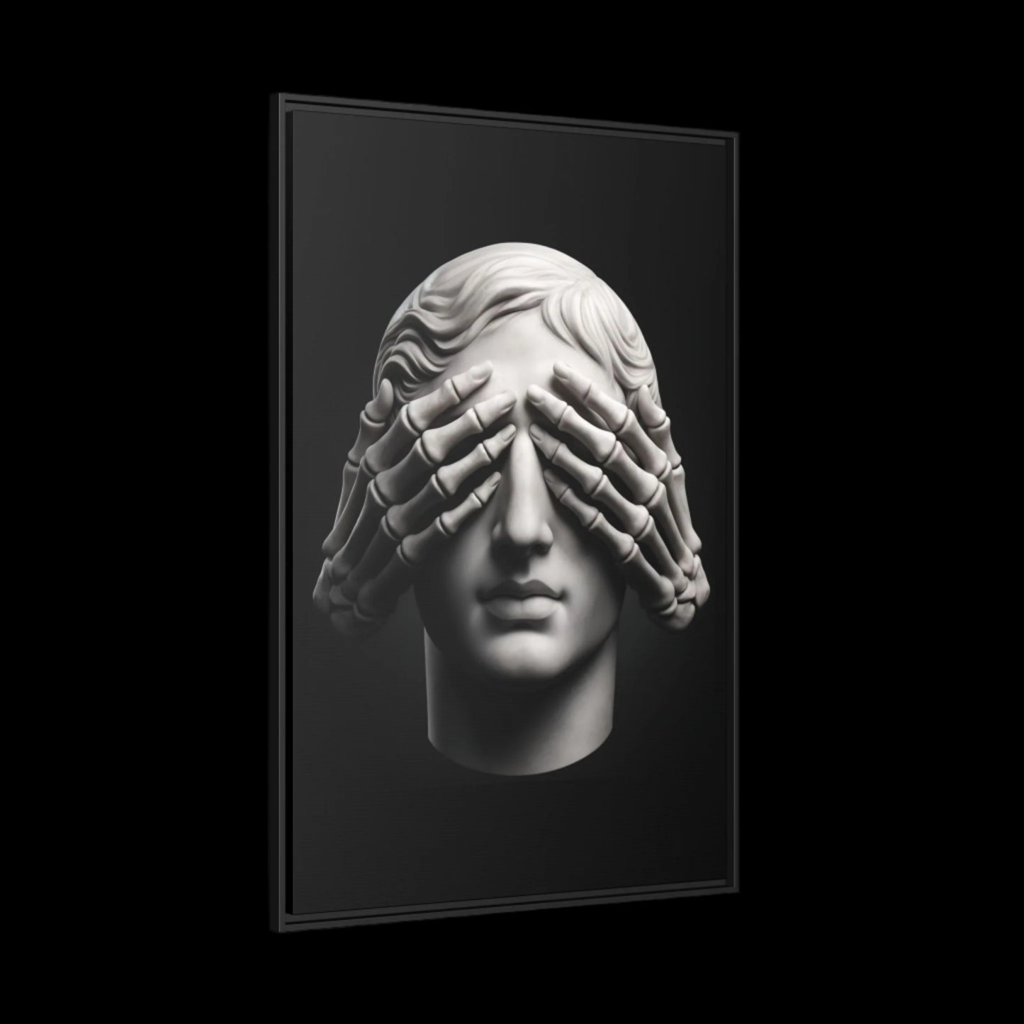 See No Evil Canvas & Frame - hdlm.brgnd