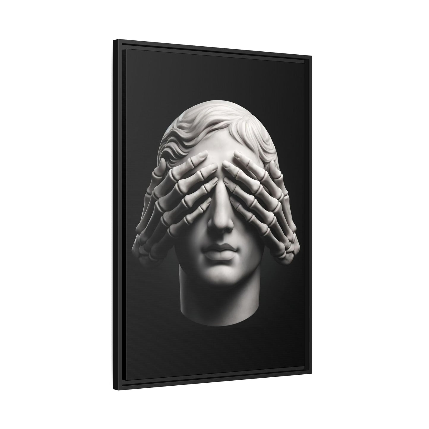 See No Evil Canvas & Frame - hdlm.brgnd