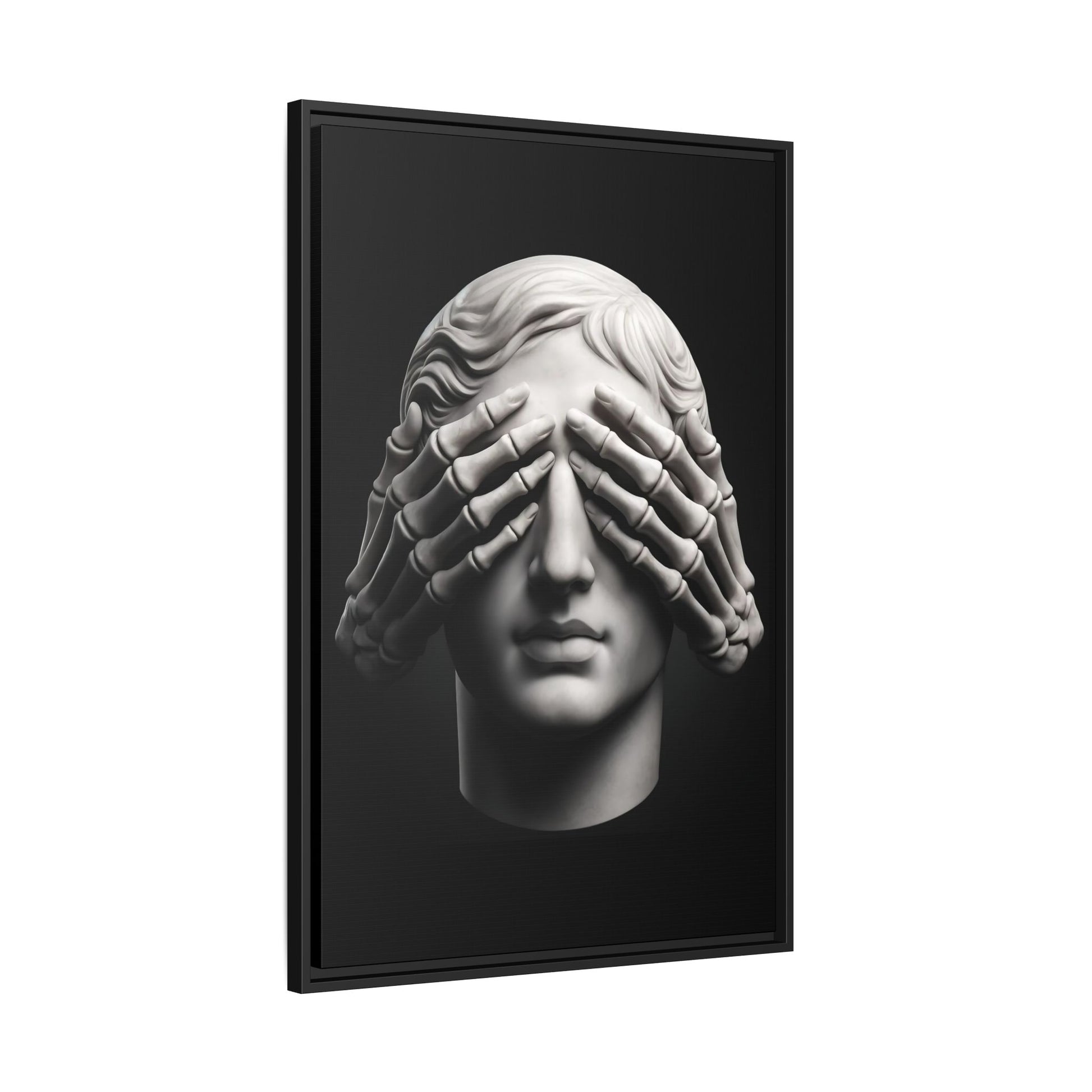 See No Evil Canvas & Frame - hdlm.brgnd