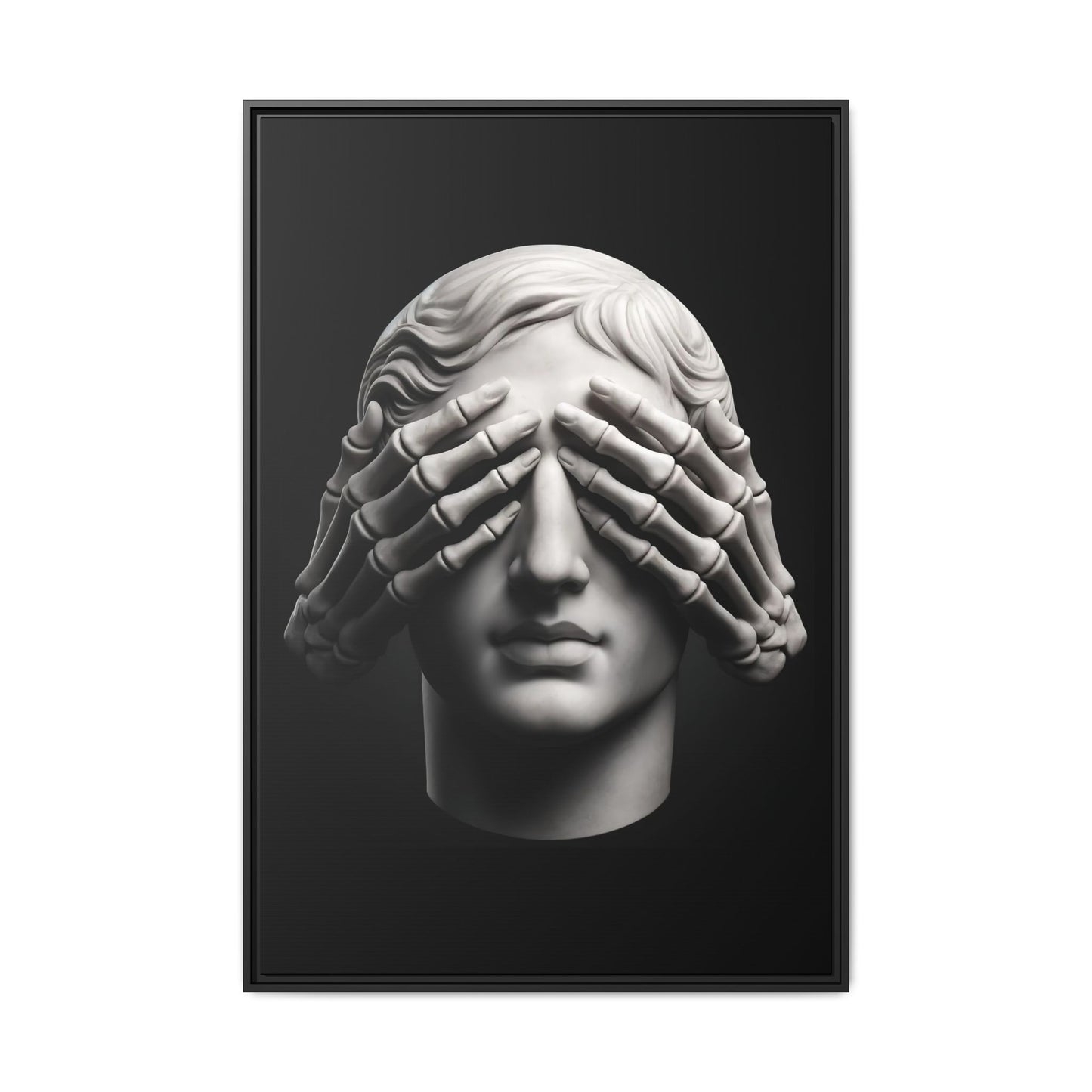See No Evil Canvas & Frame - hdlm.brgnd