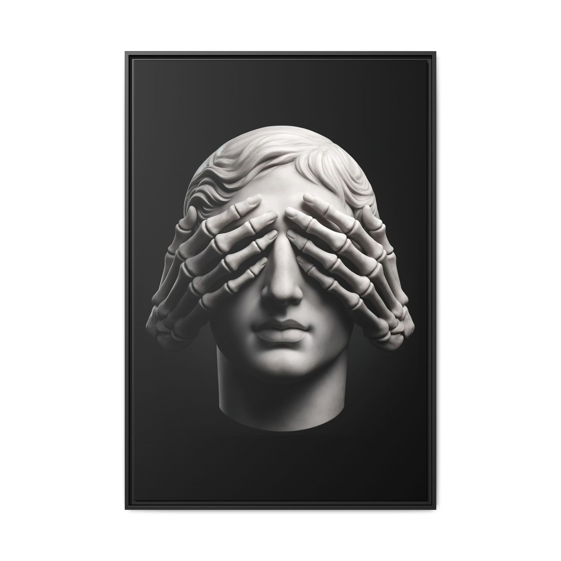See No Evil Canvas & Frame - hdlm.brgnd
