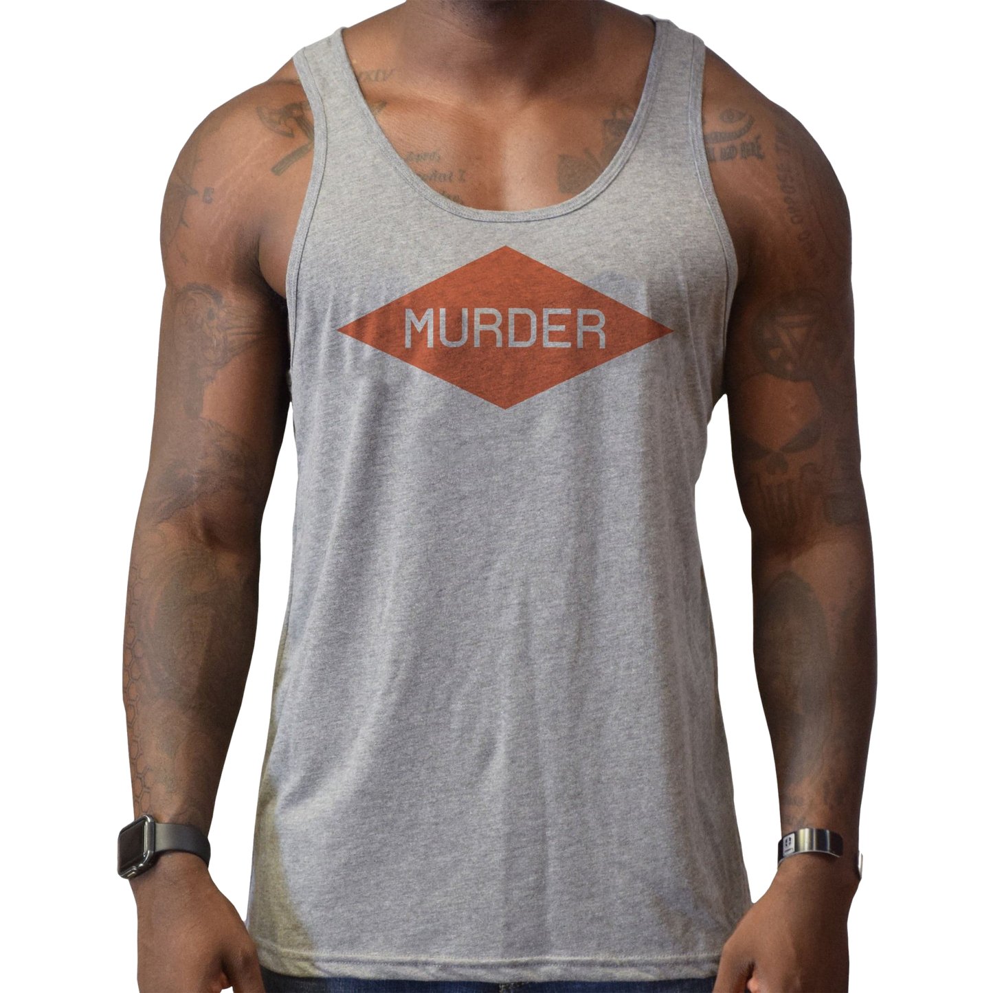 Murder Batt Diamond Men's Tank - hdlm.brgnd